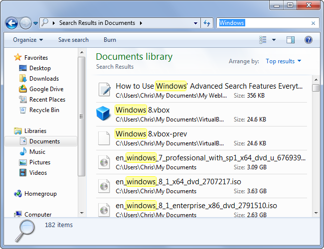 How To Do An Advanced Search On Windows 10